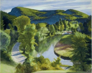 ホワイト川の最初の支流バーモント州エドワード・ホッパー Oil Paintings